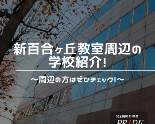 新百合ヶ丘　学校　周辺