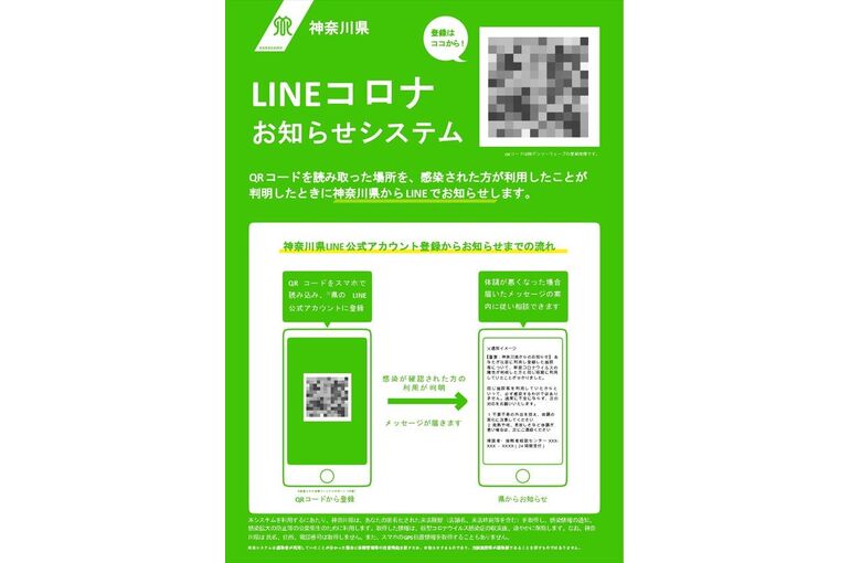 LINEコロナお知らせシステム